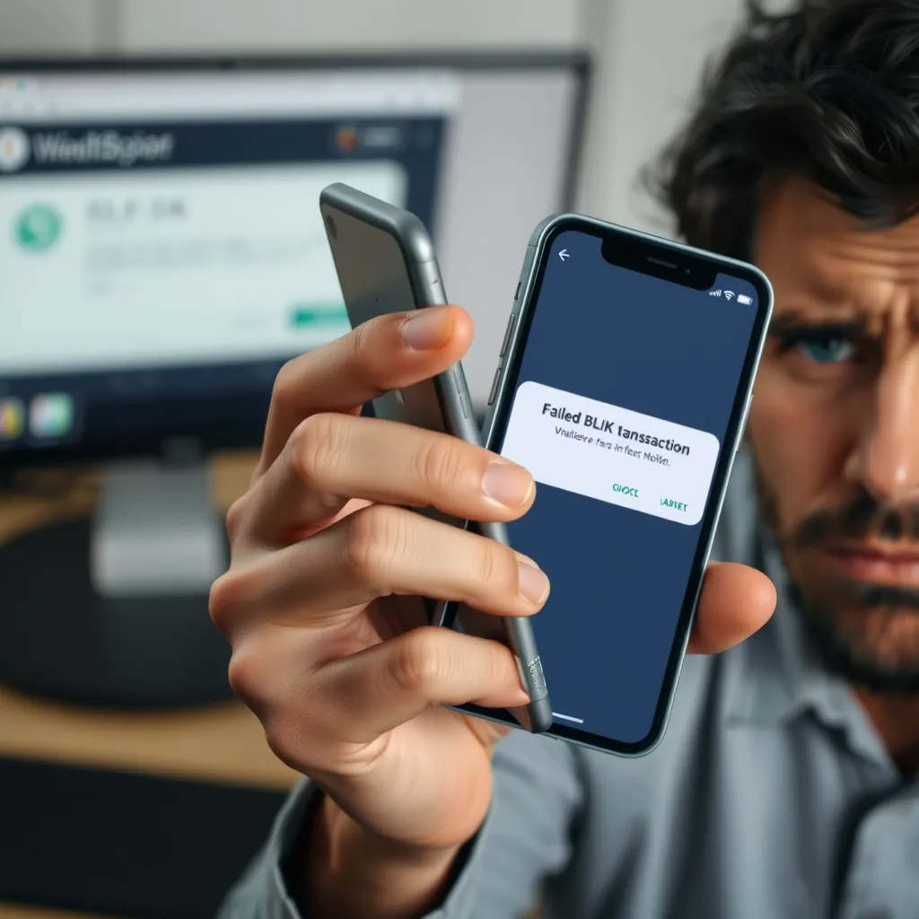 Transakcja Blik odrzucona, a pieniądze zniknęły z konta – co robić?